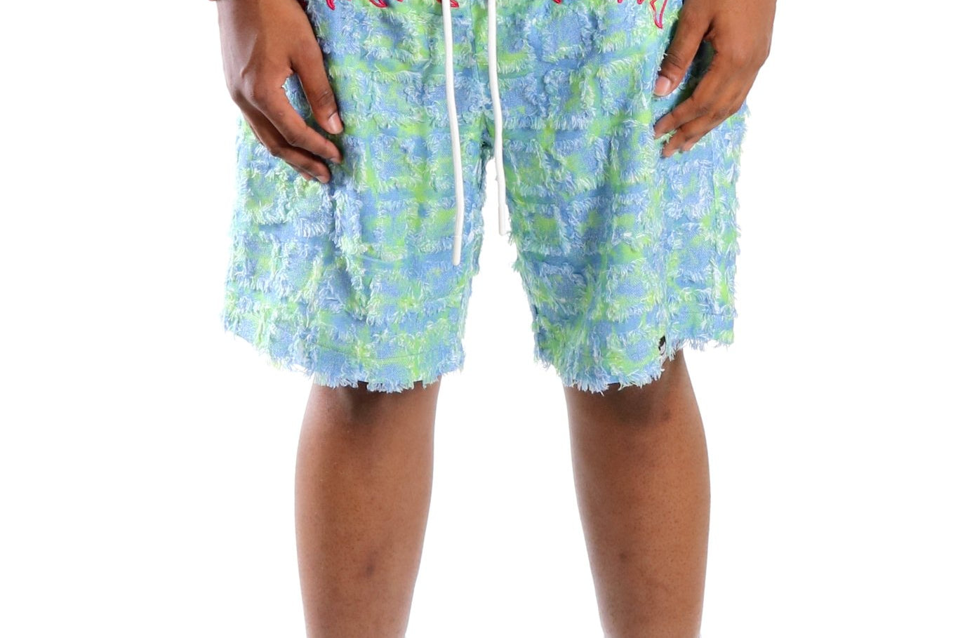 Citron Men's ripped & repaired short pants - Love to KleepMen's Short PantsKLEEPLove to Kleep
