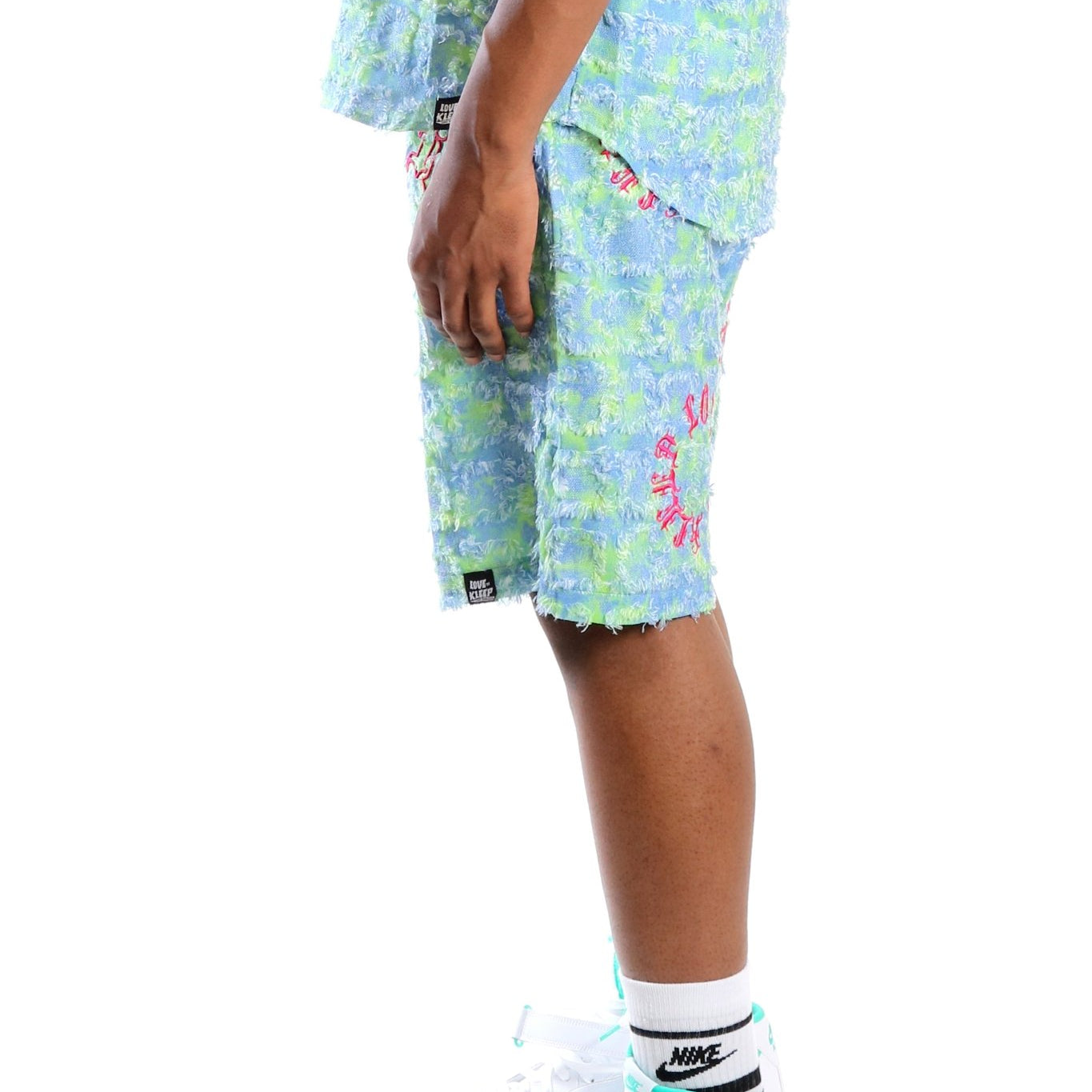 Citron Men's ripped & repaired short pants - Love to KleepMen's Short PantsKLEEPLove to Kleep