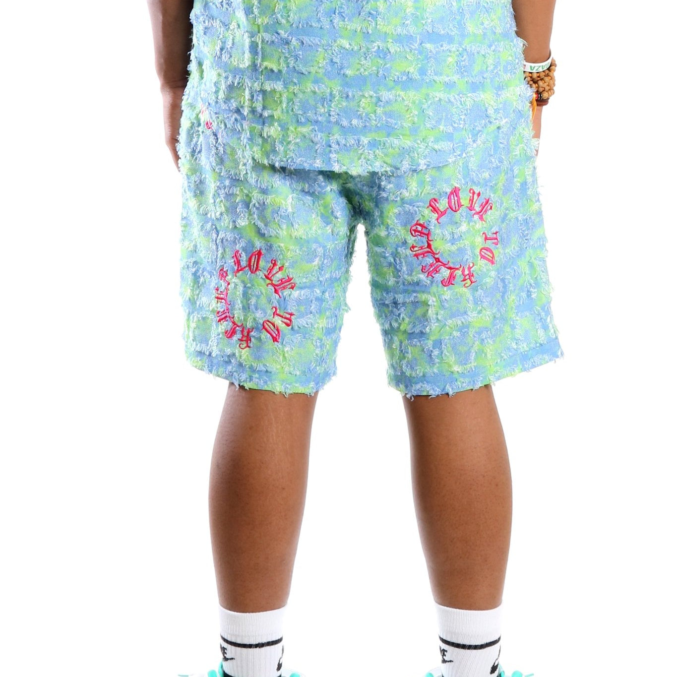 Citron Men's ripped & repaired short pants - Love to KleepMen's Short PantsKLEEPLove to Kleep