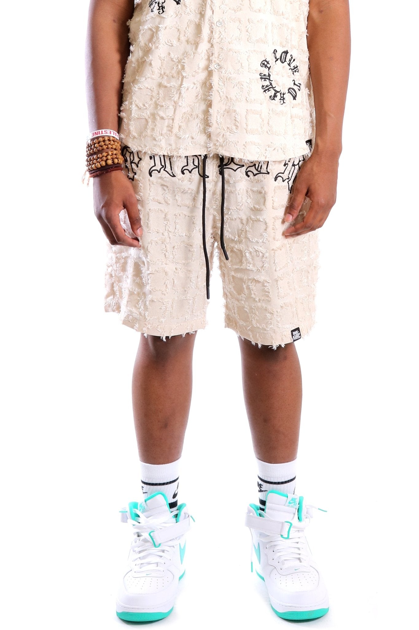 Earth Men's ripped & repaired short pants - Love to KleepMen's Short PantsKLEEPLove to Kleep