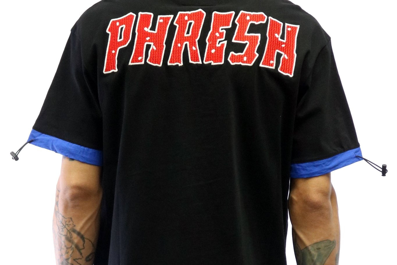 NIGHT Men's graphic print with cut&sew black cotton short sleeve tee - Love to KleepMen's TeeKLEEPLove to Kleep