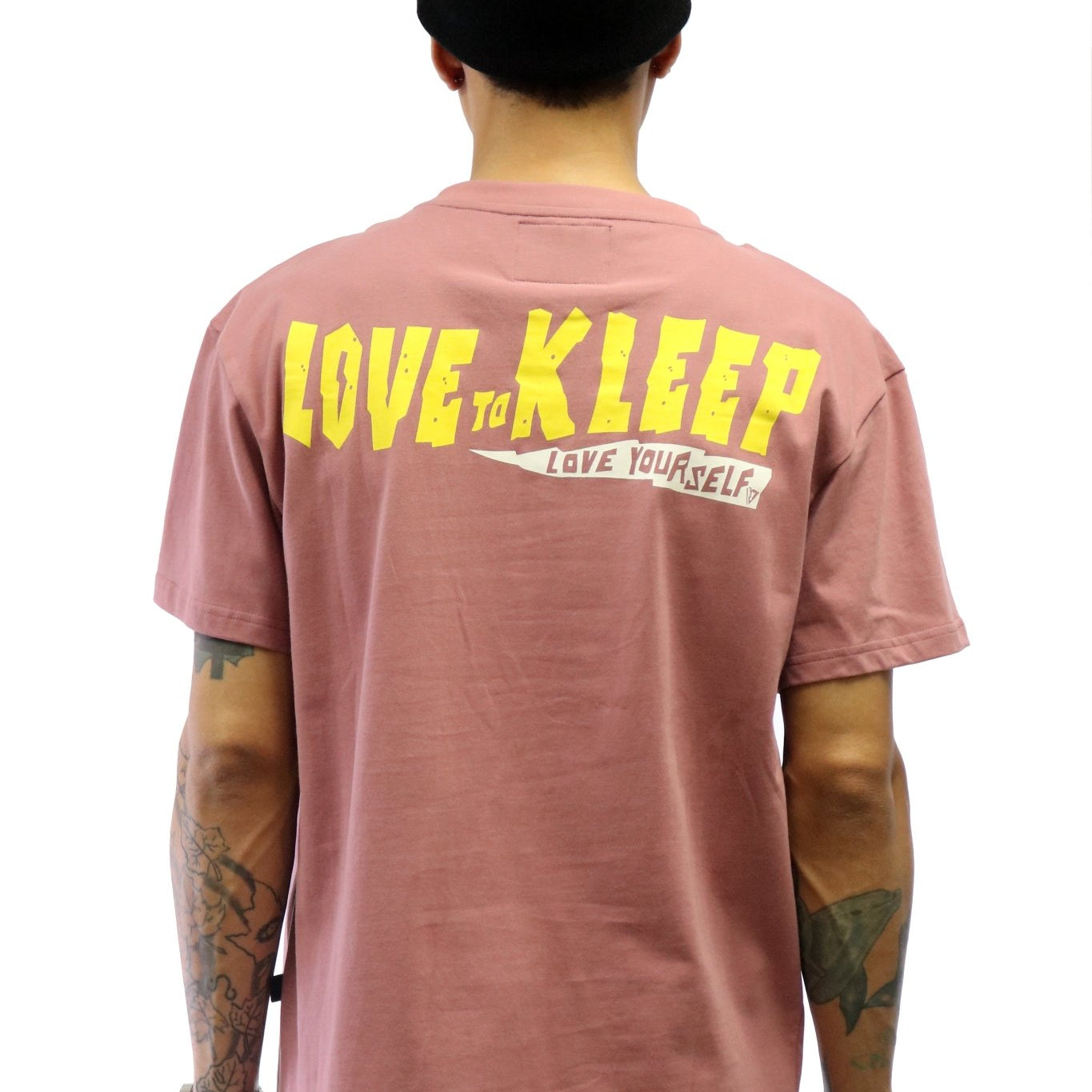 BRENT Men's IYKYK emb lettering plum cotton short sleeve tee - Love to KleepMen's TeeKLEEPLove to Kleep