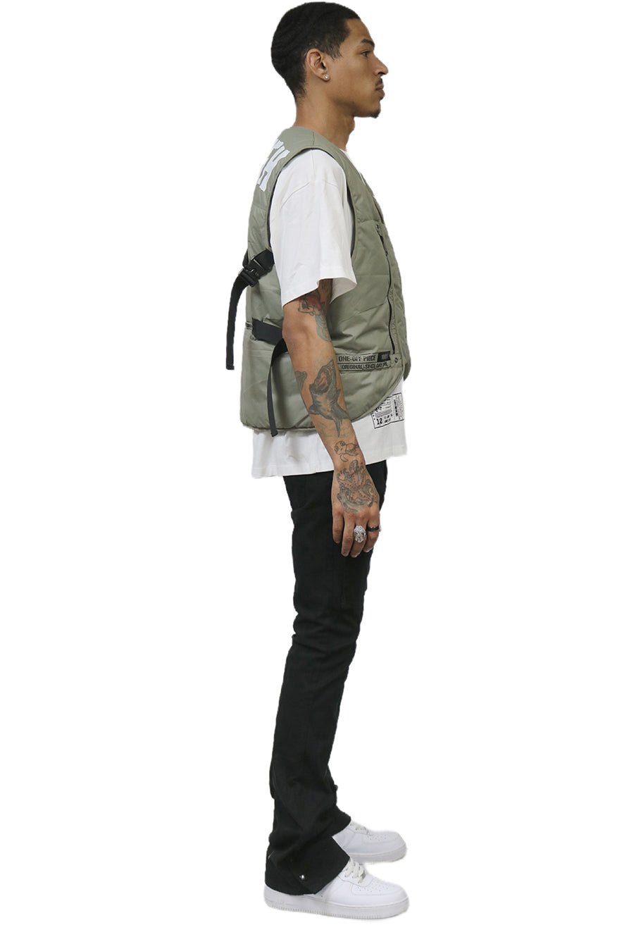 LAUREL Men's premium cire padded vest with functional tape and multi pocket - Love to KleepMen's JacketKLEEPLove to Kleep