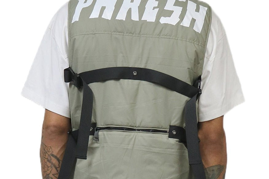 LAUREL Men's premium cire padded vest with functional tape and multi pocket - Love to KleepMen's JacketKLEEPLove to Kleep