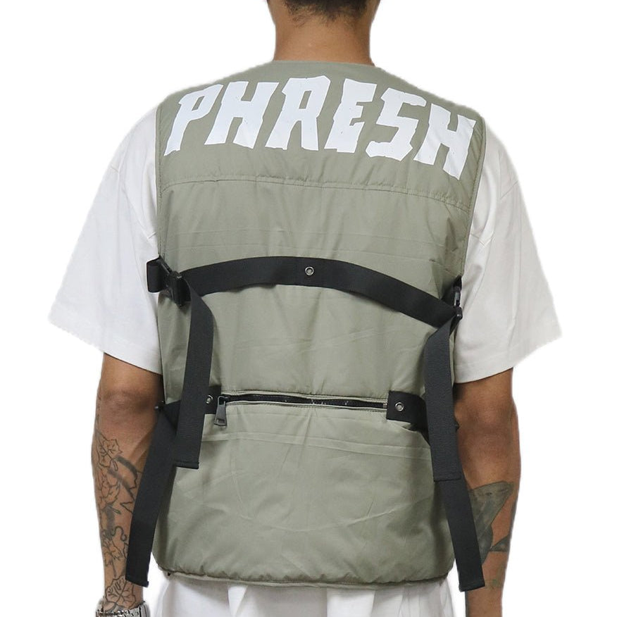 LAUREL Men's premium cire padded vest with functional tape and multi pocket - Love to KleepMen's JacketKLEEPLove to Kleep