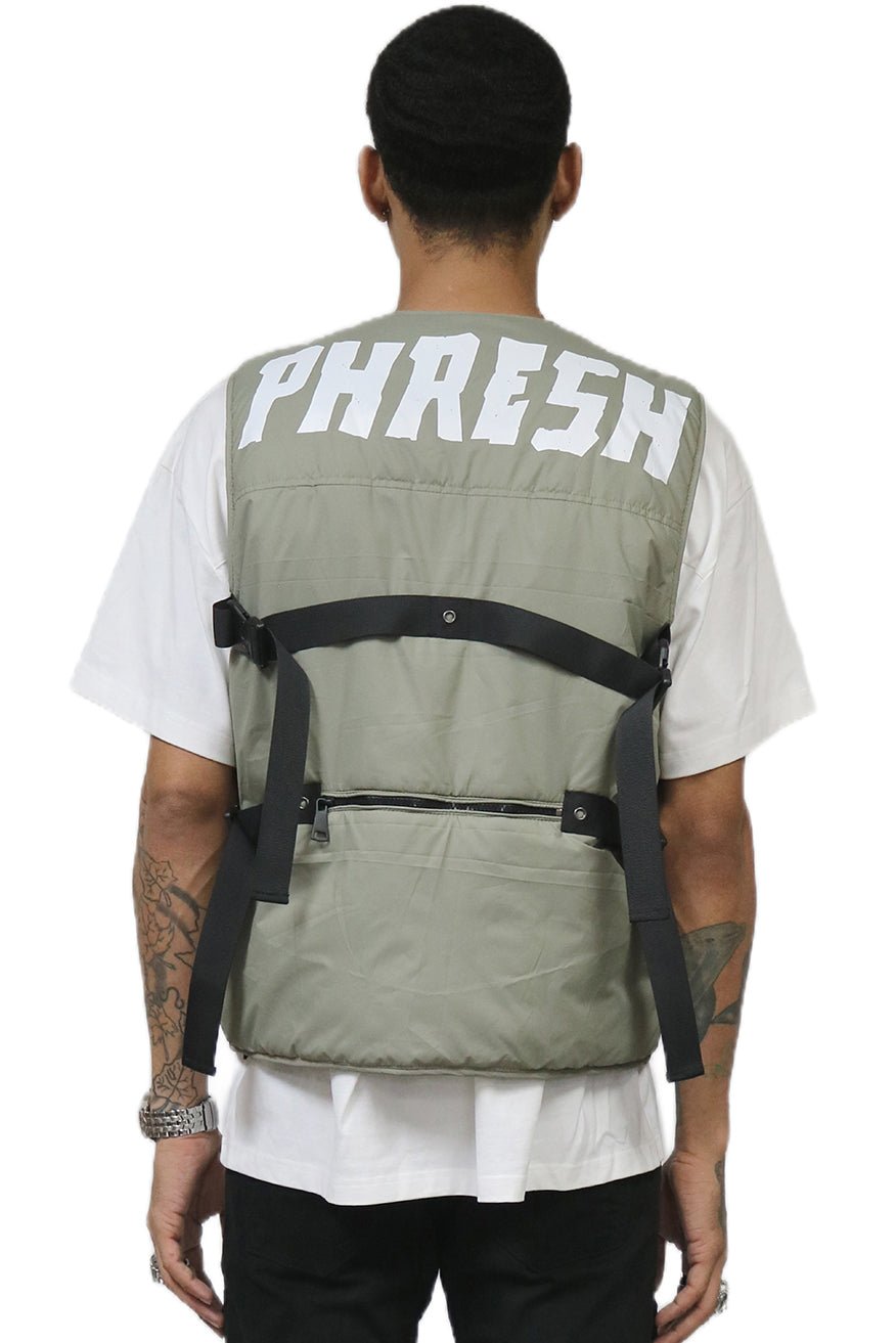 LAUREL Men's premium cire padded vest with functional tape and multi pocket - Love to KleepMen's JacketKLEEPLove to Kleep