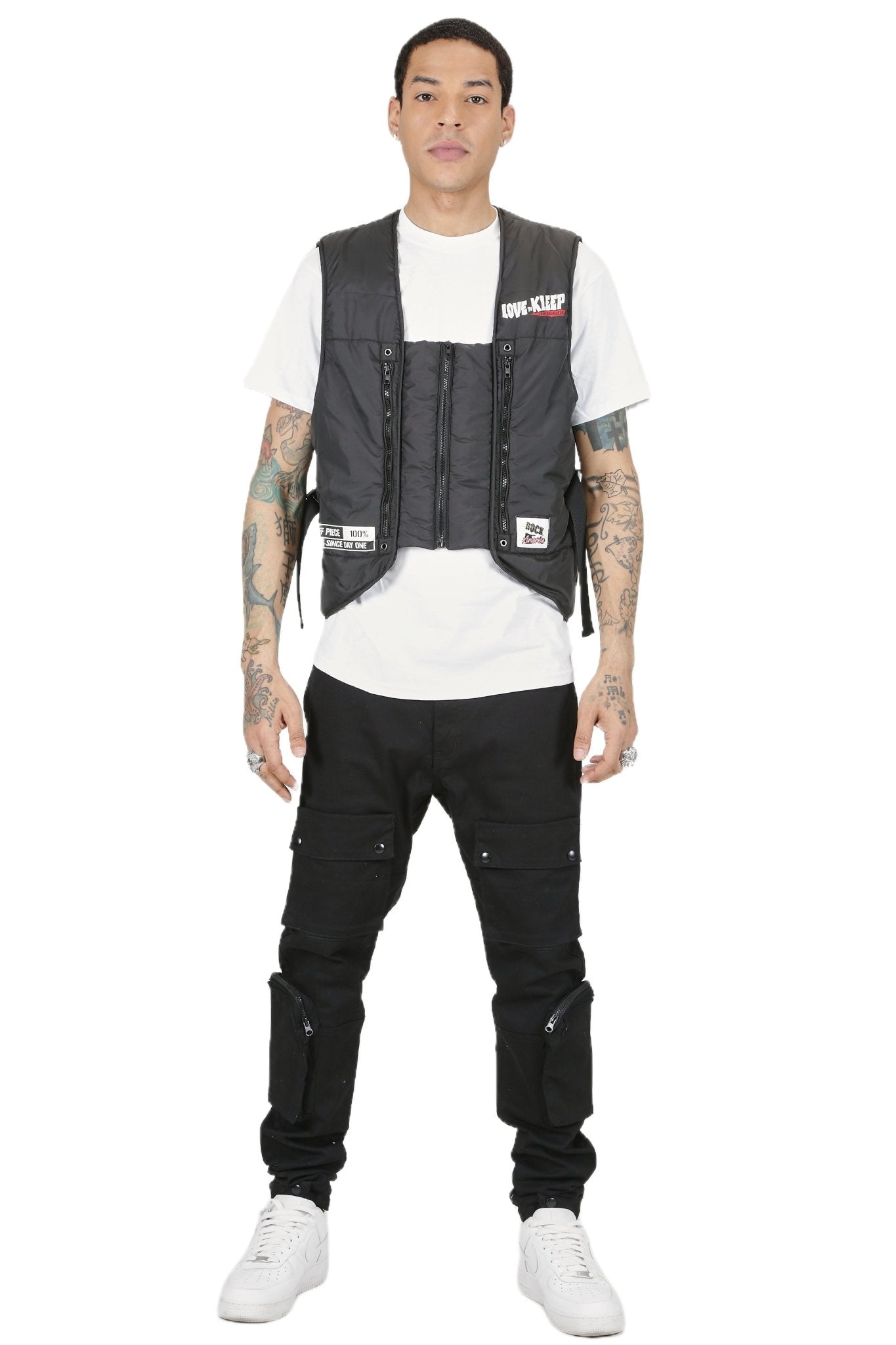 MILLER Men's premium cire padded vest with functional tape and multi pocket - Love to KleepMen's JacketKLEEPLove to Kleep