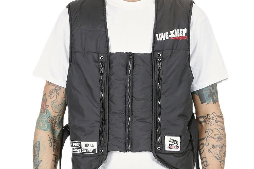 MILLER Men's premium cire padded vest with functional tape and multi pocket - Love to KleepMen's JacketKLEEPLove to Kleep