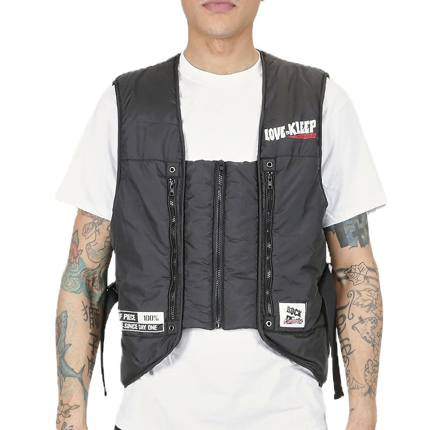MILLER Men's premium cire padded vest with functional tape and multi pocket - Love to KleepMen's JacketKLEEPLove to Kleep