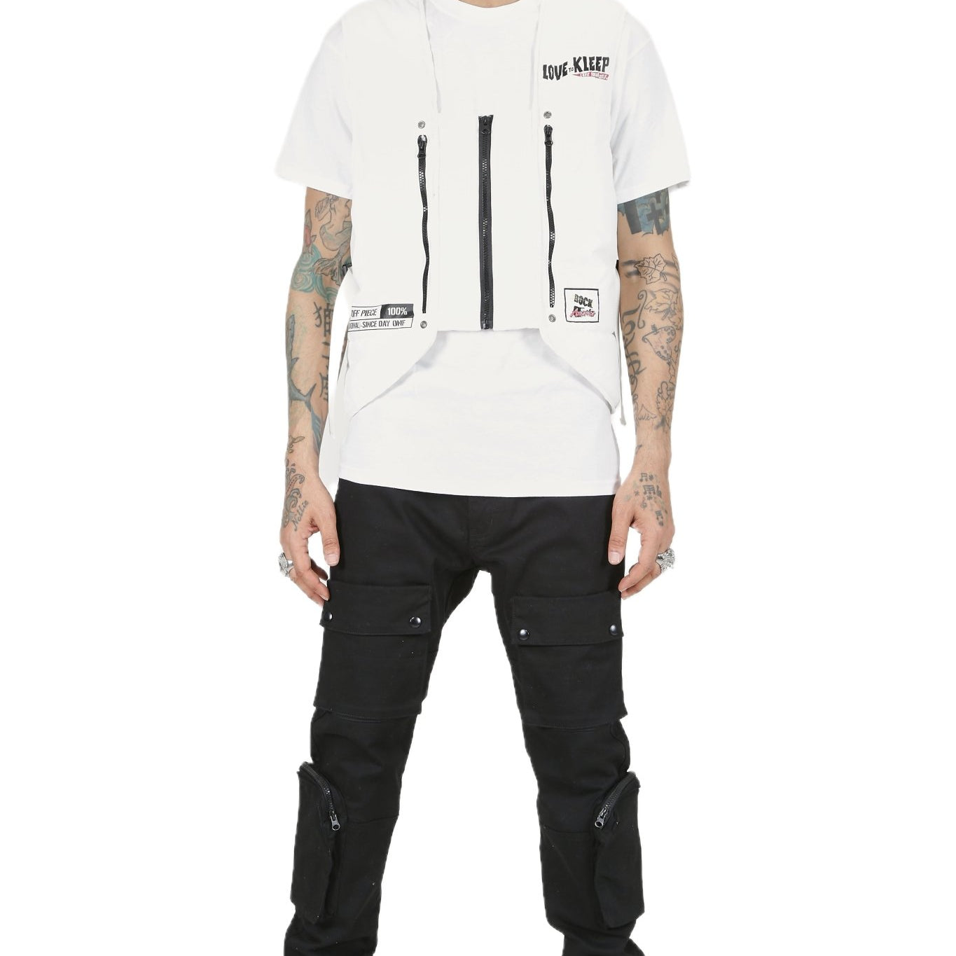 REAGAN Men's premium cire padded vest with functional tape and multi pocket - Love to KleepMen's JacketKLEEPLove to Kleep