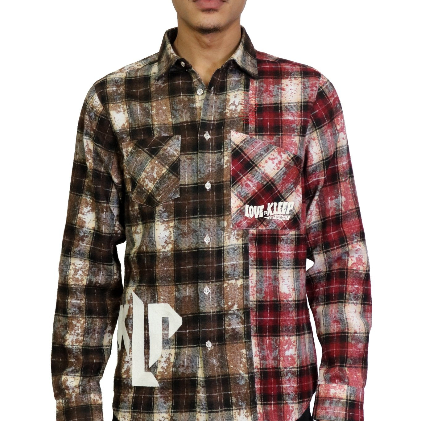 GRESI Men's premium flannel button down shirt - Love to KleepMen's ShirtKLEEPLove to Kleep