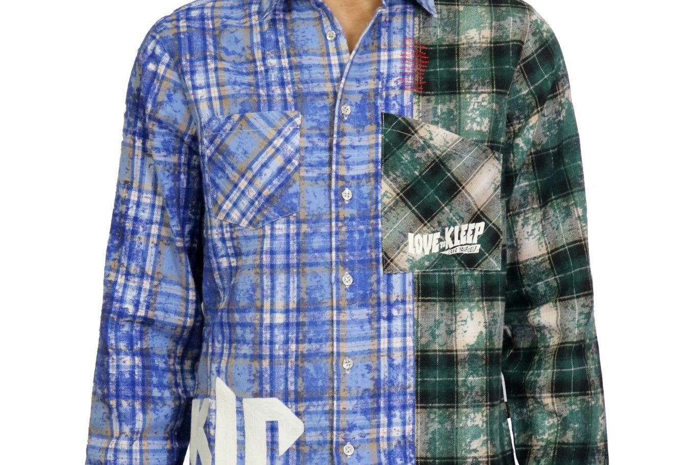 HINNO Men's premium flannel button down shirt - Love to KleepMen's ShirtKLEEPLove to Kleep
