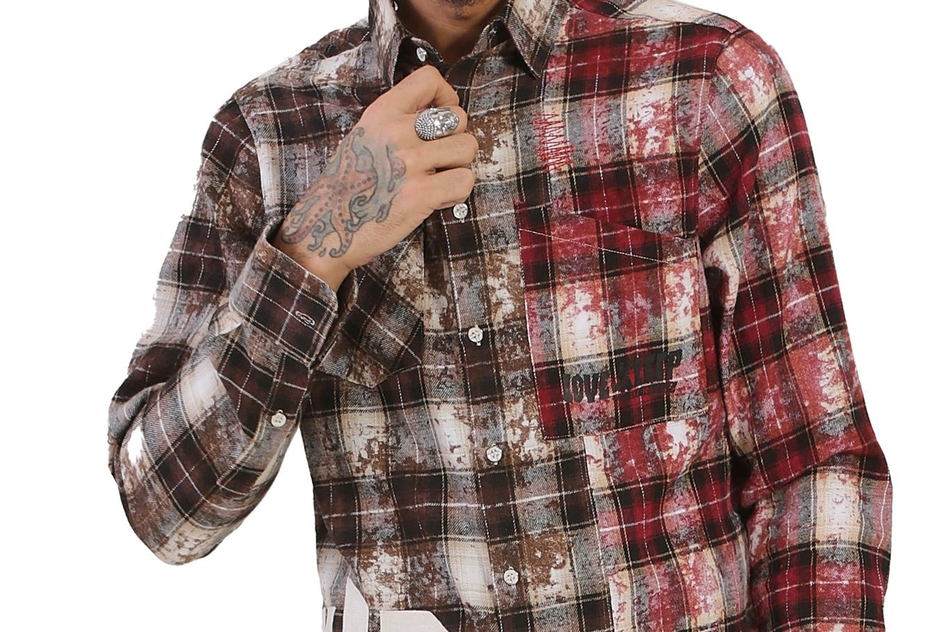 GRESI Men's premium flannel button down shirt - Love to KleepMen's ShirtKLEEPLove to Kleep