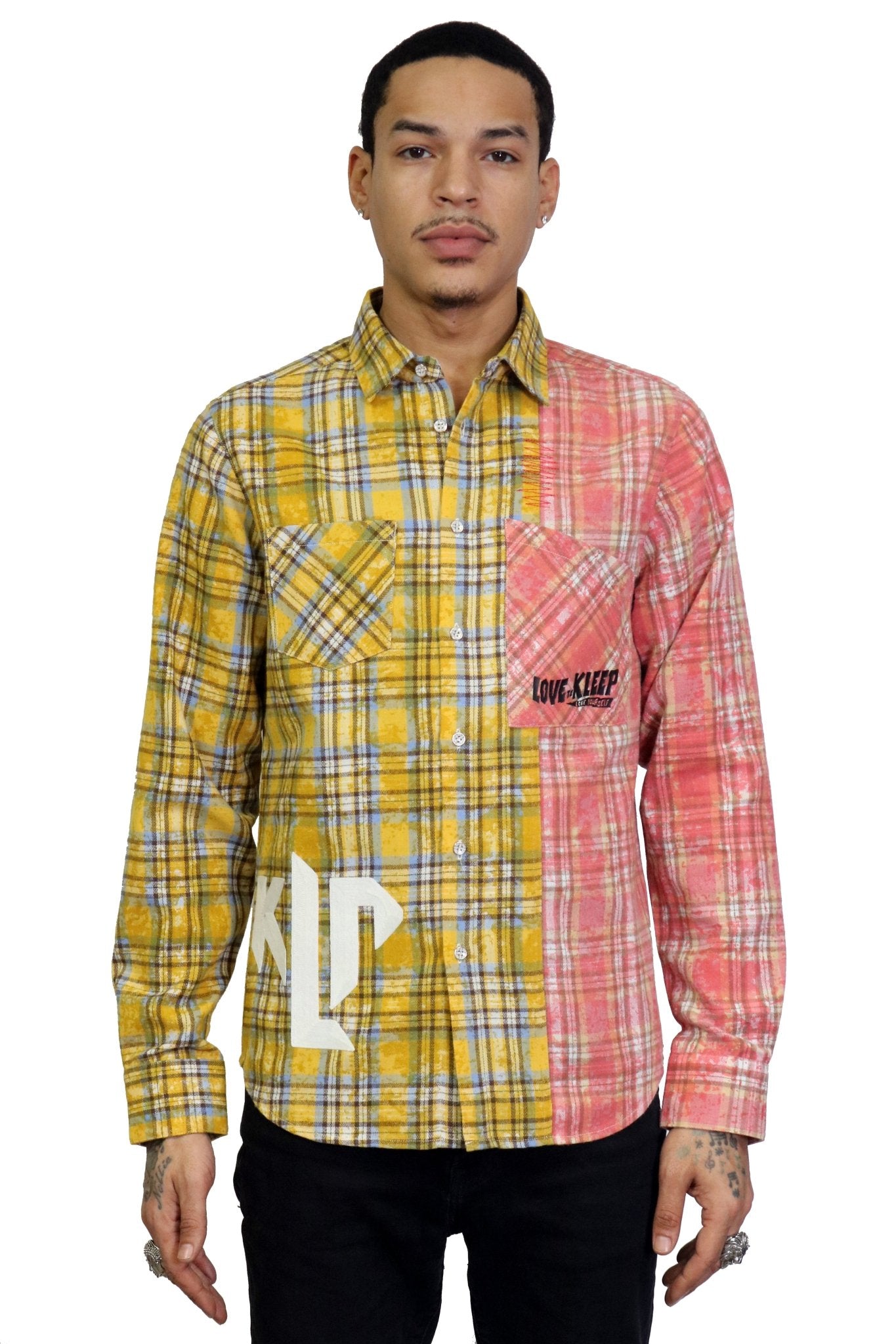 VINE Men's premium flannel button down shirt - Love to KleepMen's ShirtKLEEPLove to Kleep