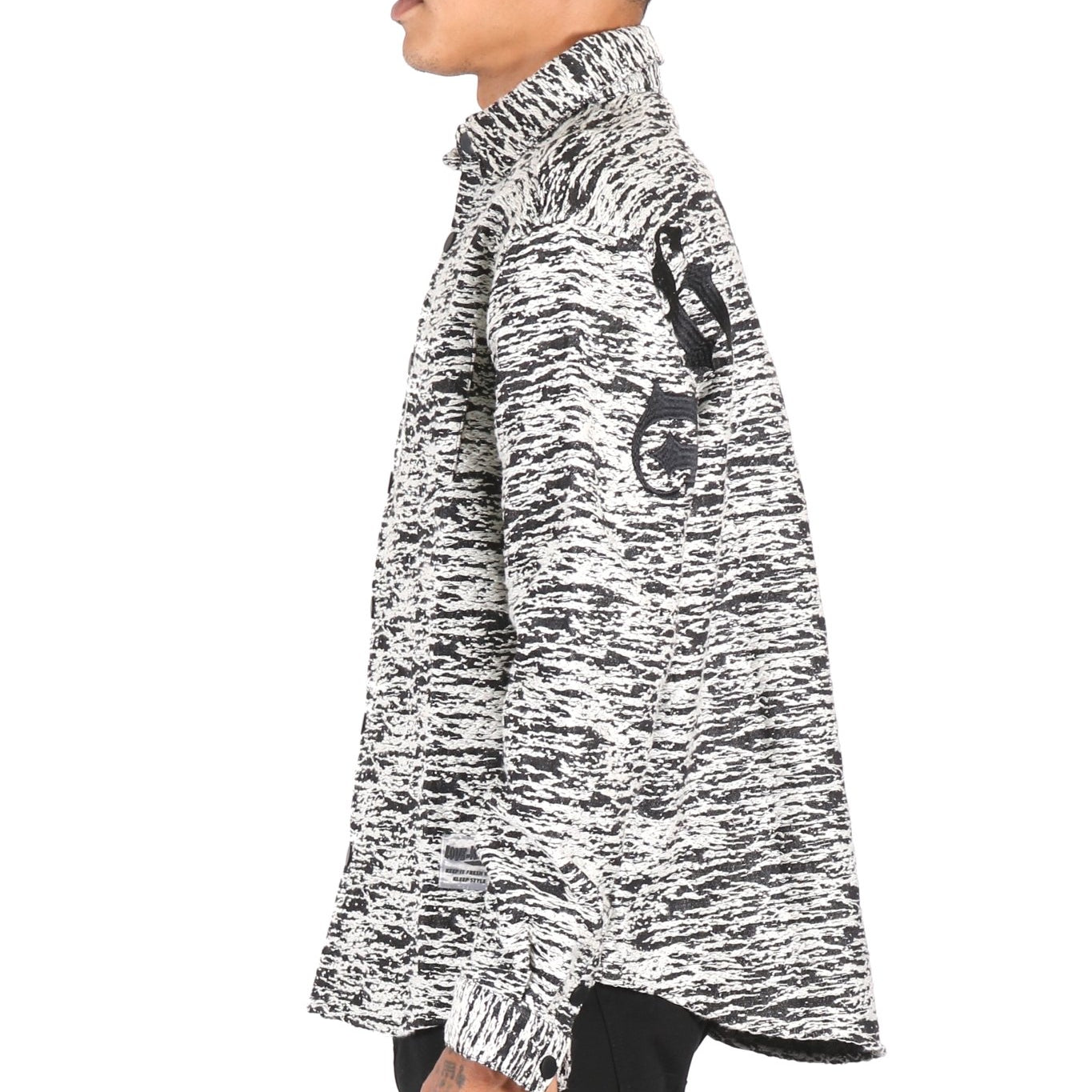 KIRK Men's mixed jacquard texture shirt - Love to KleepMen's ShirtKLEEPLove to Kleep