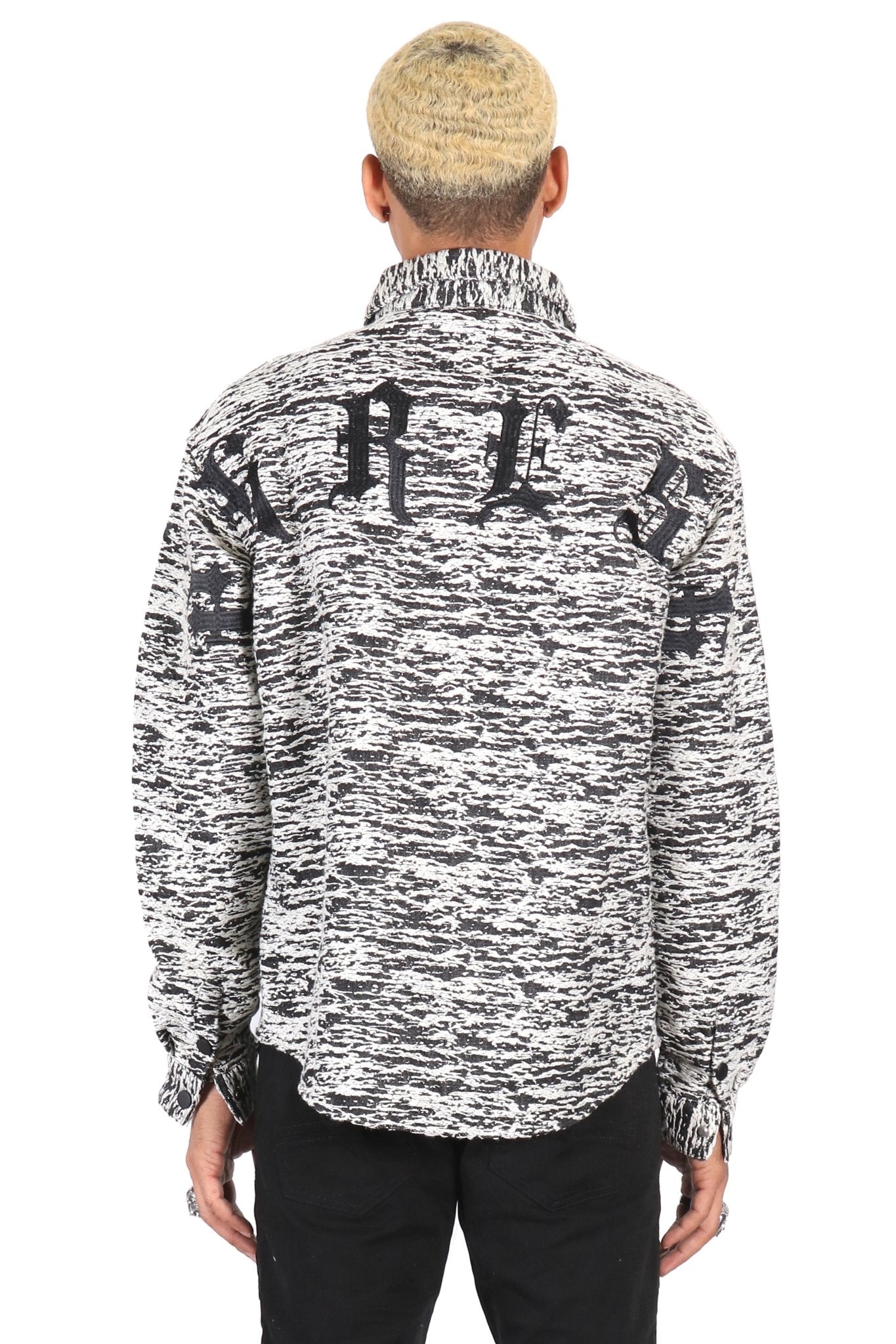 KIRK Men's mixed jacquard texture shirt - Love to KleepMen's ShirtKLEEPLove to Kleep