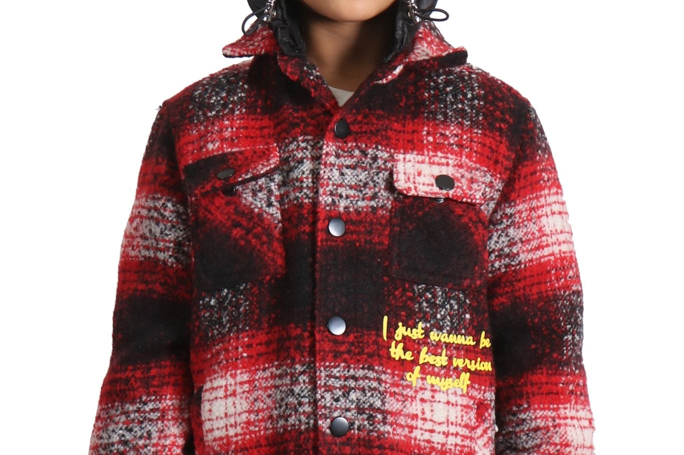 MACKAY Kid's Oversize Flannel outer shirket with detachable padded cire hood - Love to KleepKid's JacketKLEEPLove to Kleep