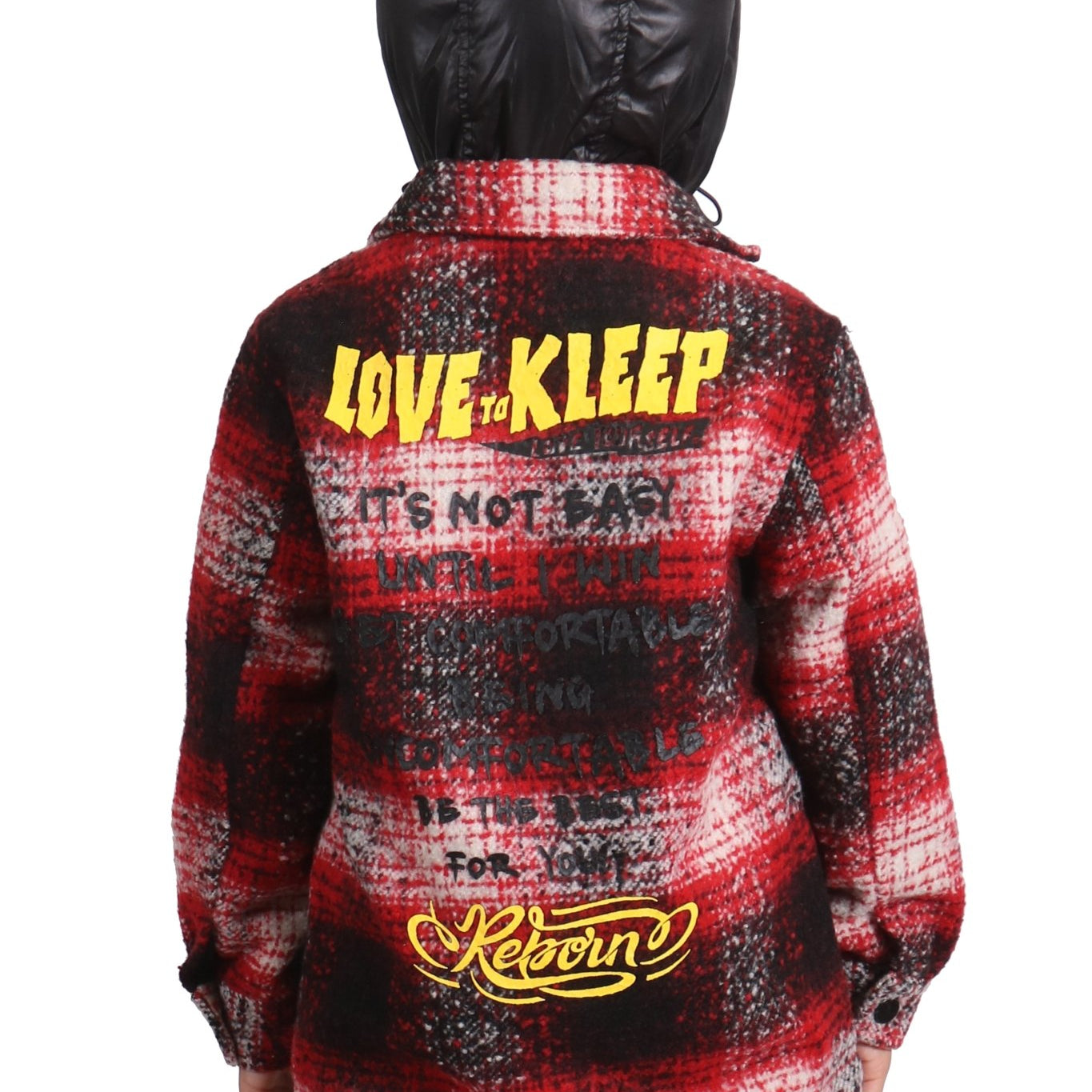 MACKAY Kid's Oversize Flannel outer shirket with detachable padded cire hood - Love to KleepKid's JacketKLEEPLove to Kleep