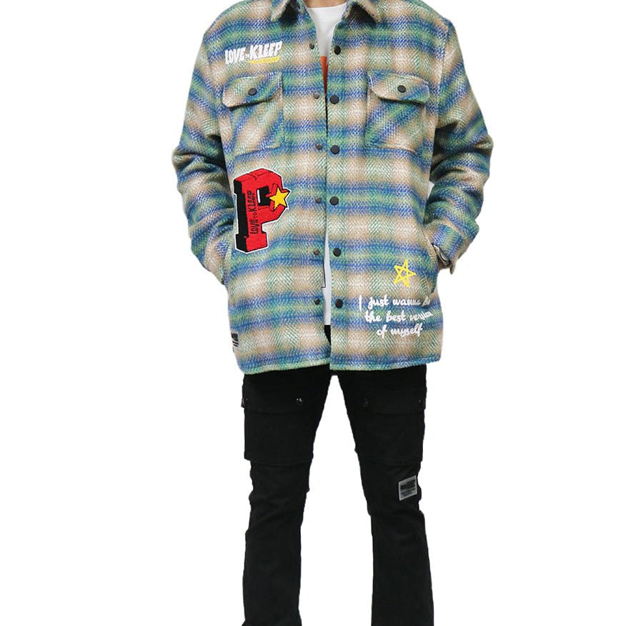 LAWN Men's Oversize Heavy Flannel Outer Shirket - Love to KleepMen's Heavy Flannel Oversize Outer ShirtKLEEPLove to Kleep