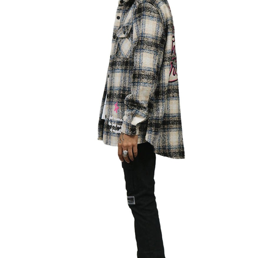 LOUIS Men's Oversize Heavy Flannel Outer Shirket - Love to KleepMen's Heavy Flannel Oversize Outer ShirtKLEEPLove to Kleep