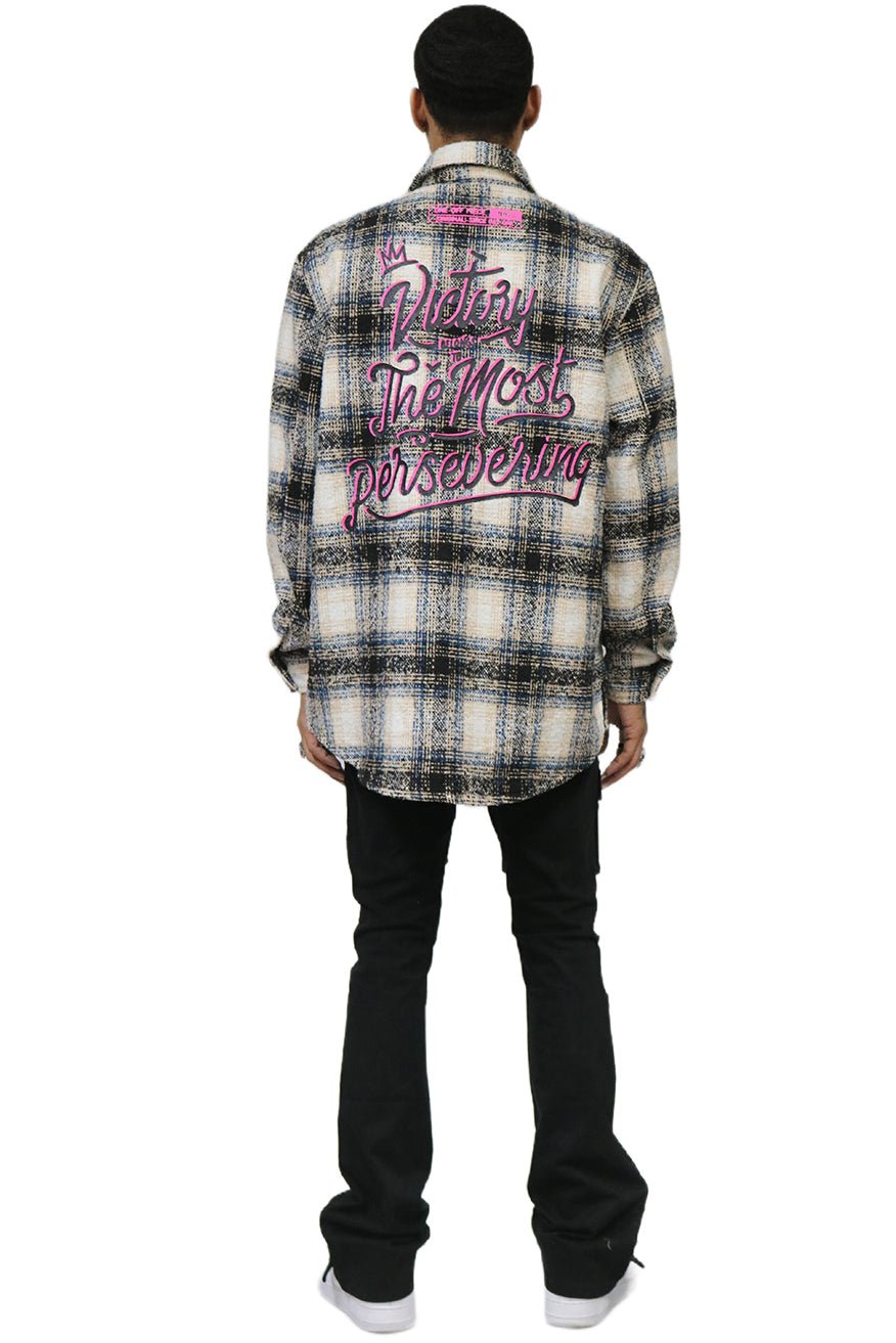LOUIS Men's Oversize Heavy Flannel Outer Shirket - Love to KleepMen's Heavy Flannel Oversize Outer ShirtKLEEPLove to Kleep