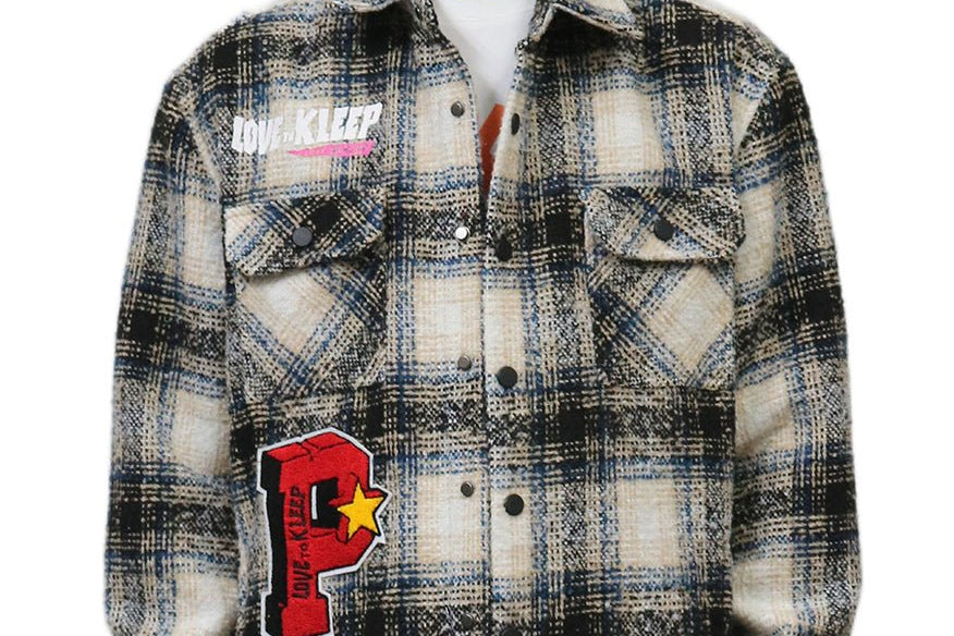 LOUIS Men's Oversize Heavy Flannel Outer Shirket - Love to KleepMen's Heavy Flannel Oversize Outer ShirtKLEEPLove to Kleep