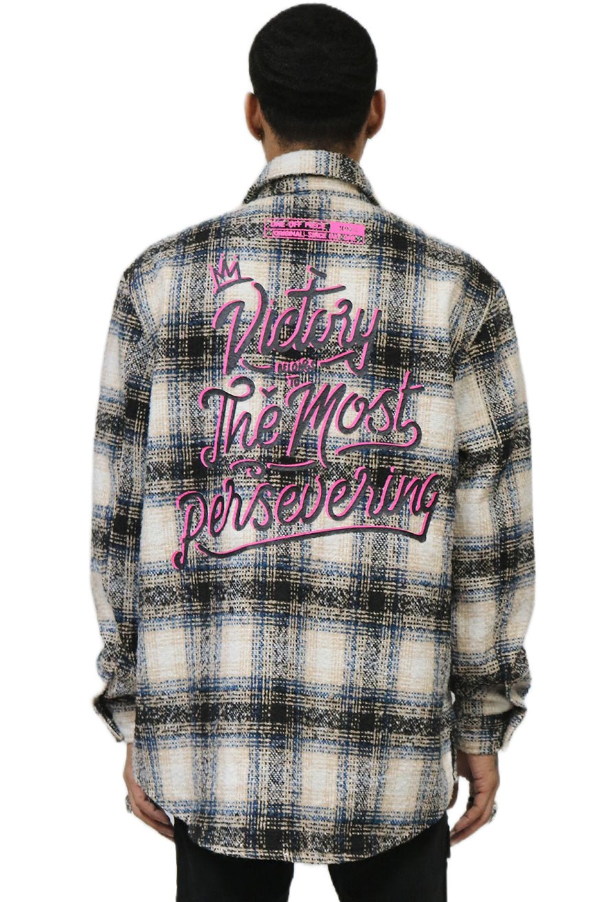 LOUIS Men's Oversize Heavy Flannel Outer Shirket - Love to KleepMen's Heavy Flannel Oversize Outer ShirtKLEEPLove to Kleep