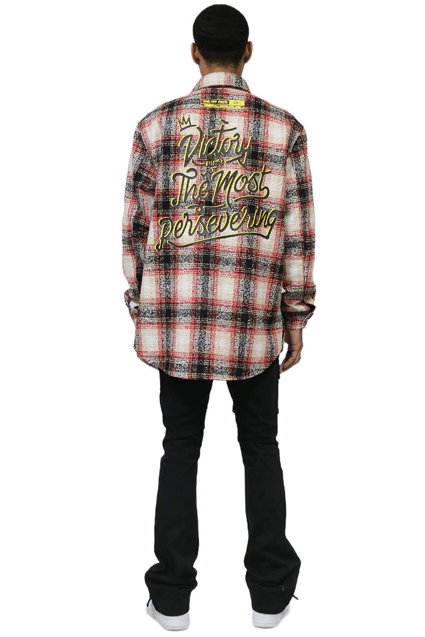 PEYOTO Men's Oversize Heavy Flannel Outer Shirket - Love to KleepMen's Heavy Flannel Oversize Outer ShirtKLEEPLove to Kleep