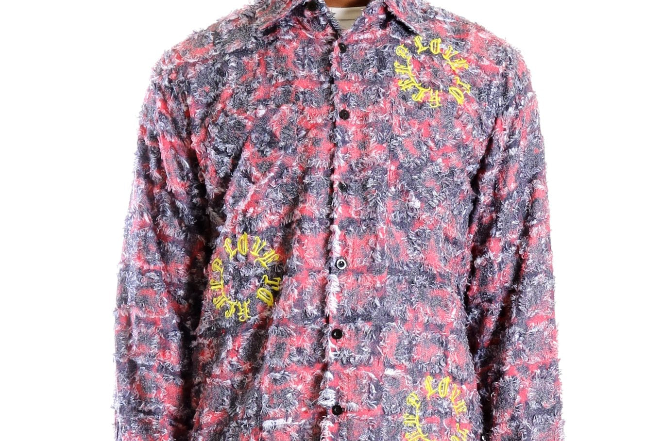 Kona Men's ripped & repaired button down shirt - Love to KleepMen's ShirtKLEEPLove to Kleep