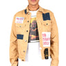Antelope Men's graphic print patches with cut and sew cotton timber washed stretchable twill jacket - Love to KleepMen's JacketKLEEPLove to Kleep