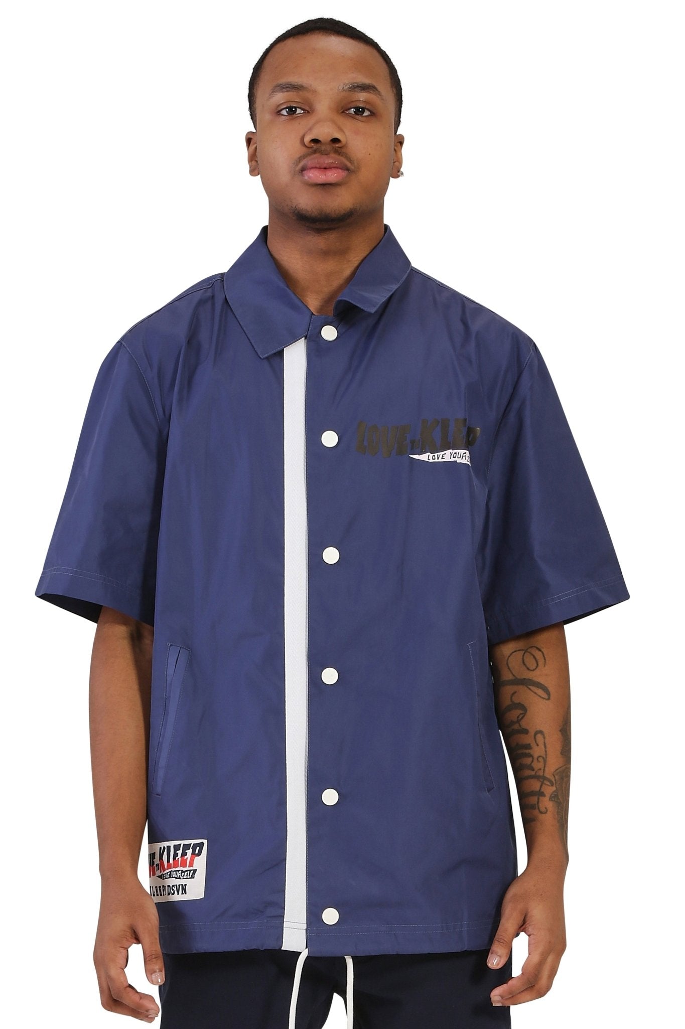 CITRON Men's premium nylon shortsleeve coach jacket - Love to KleepMen's JacketKLEEPLove to Kleep