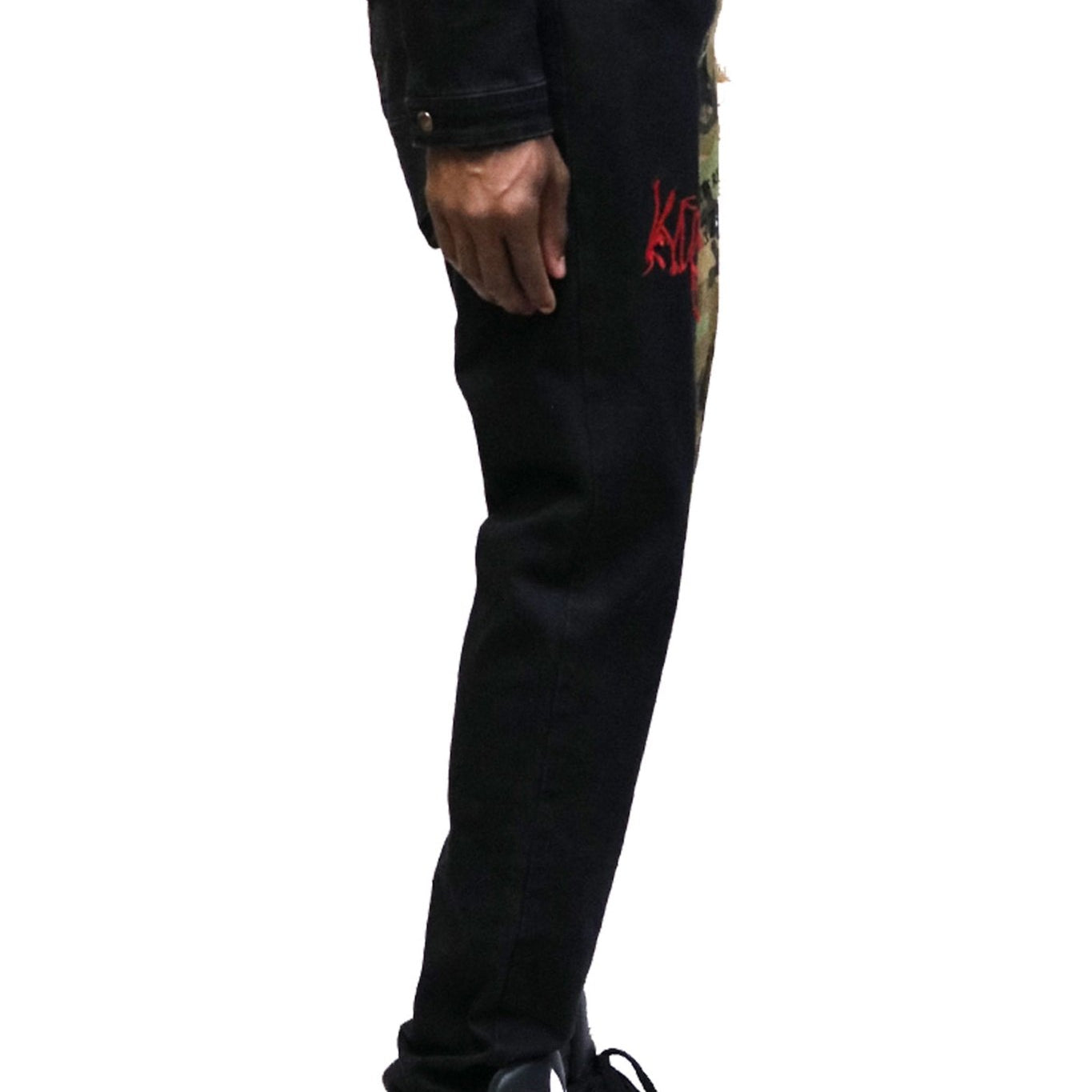 Bistre Premium Washed Skinny Half and Half Twill Pants - Love to KleepMen's PantsKLEEPLove to Kleep