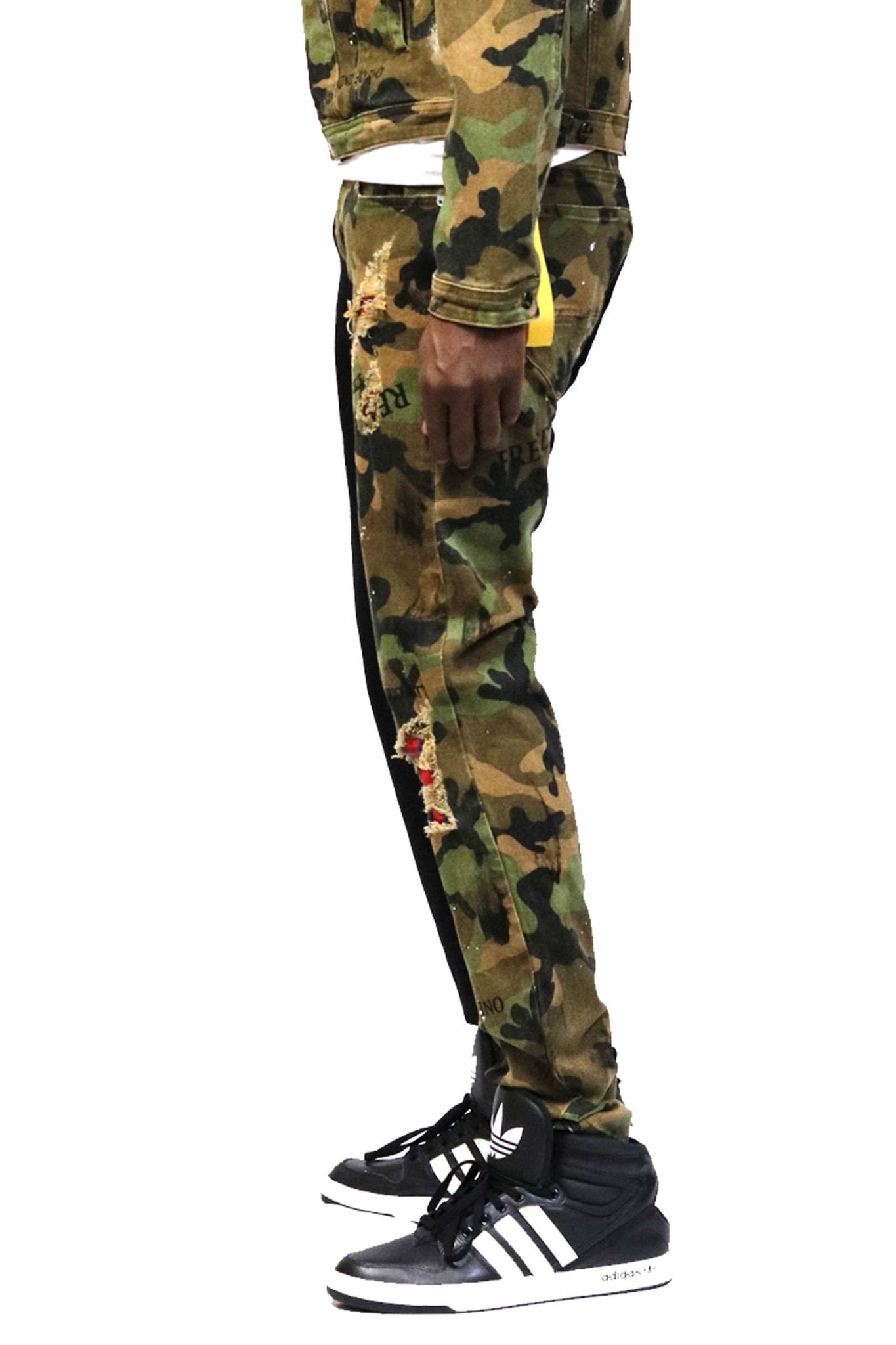 Bistre Premium Washed Skinny Half and Half Twill Pants - Love to KleepMen's PantsKLEEPLove to Kleep
