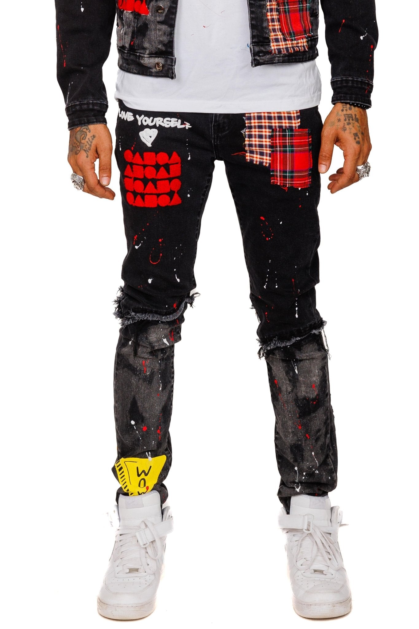 Phlox Washed Skinny Denim Pants - Love to KleepMen's PantsKLEEPLove to Kleep