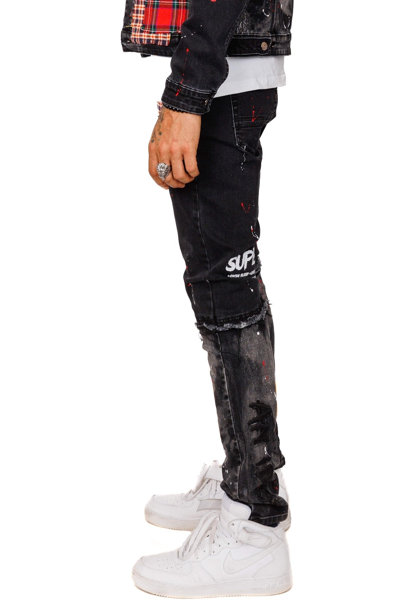 Phlox Washed Skinny Denim Pants - Love to KleepMen's PantsKLEEPLove to Kleep