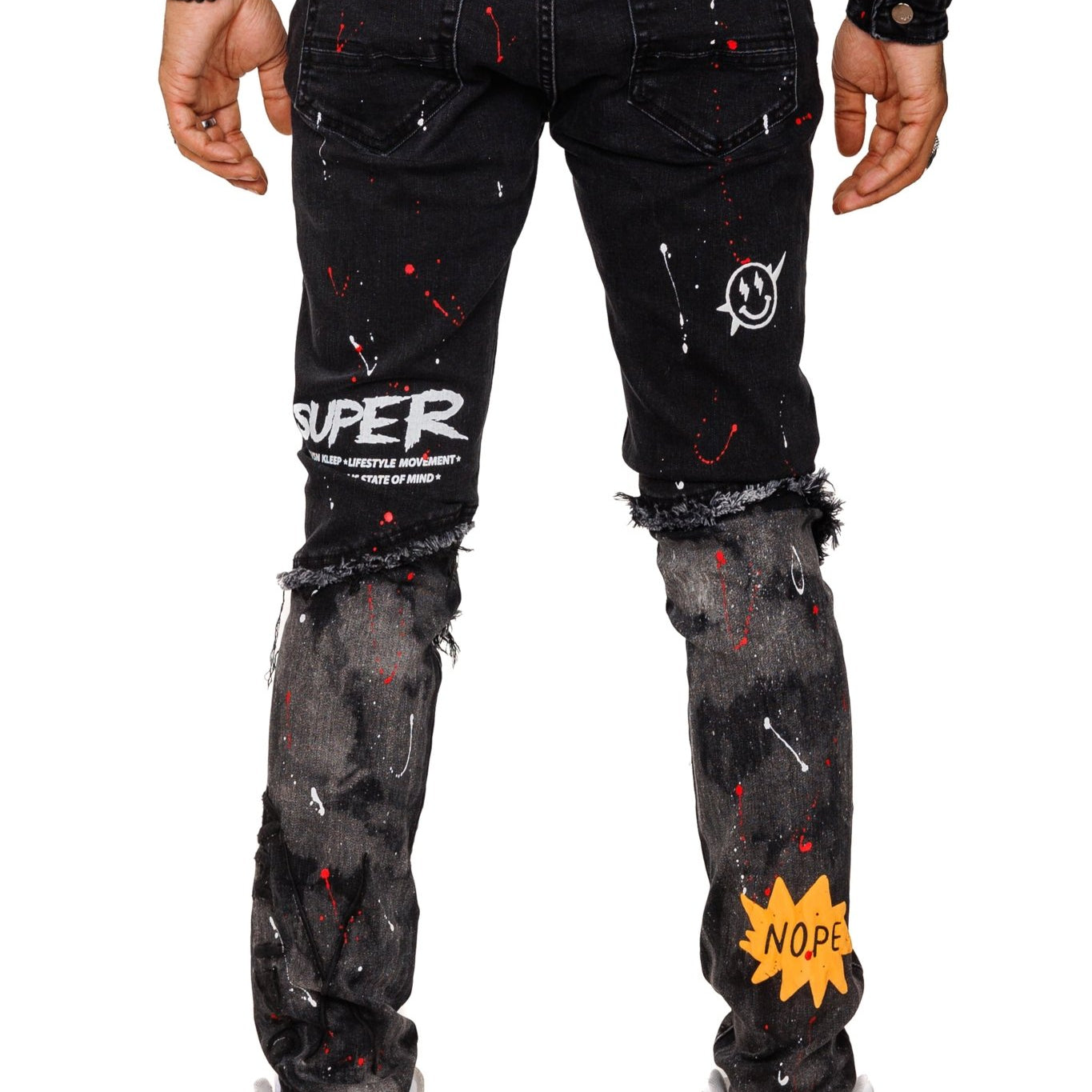 Phlox Washed Skinny Denim Pants - Love to KleepMen's PantsKLEEPLove to Kleep