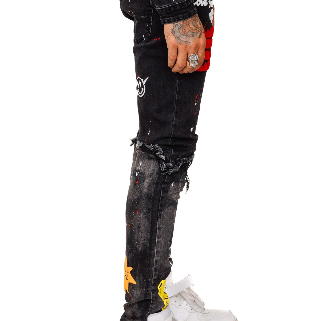 Phlox Washed Skinny Denim Pants - Love to KleepMen's PantsKLEEPLove to Kleep