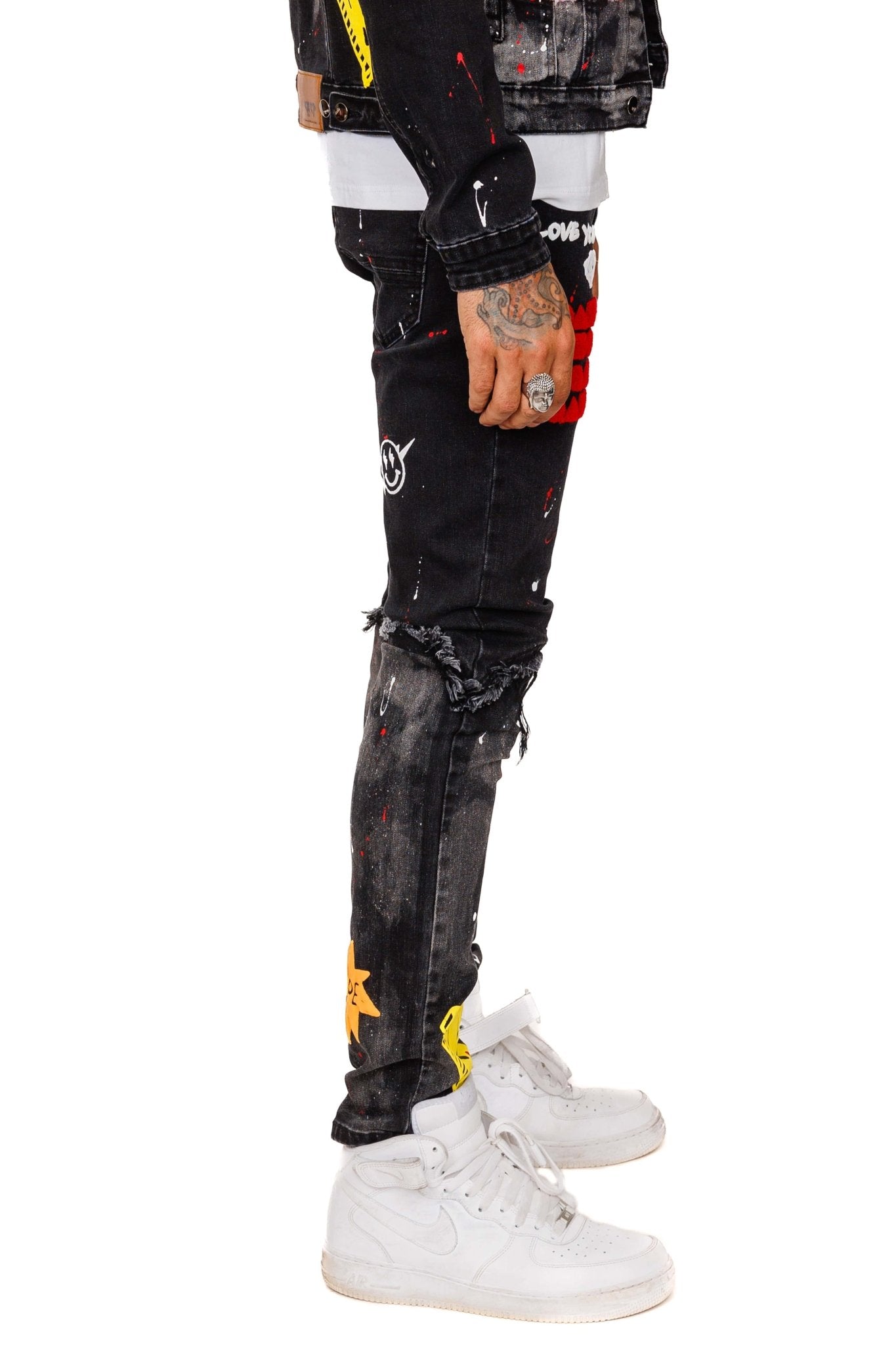 Phlox Washed Skinny Denim Pants - Love to KleepMen's PantsKLEEPLove to Kleep