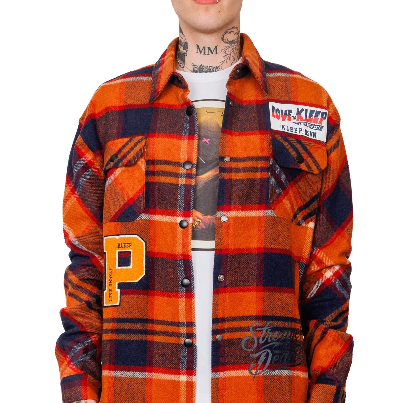 WATCHET Men's premium heavy flannel jacket type shirt - Love to KleepMen's Heavy Flannel Oversize Outer ShirtKLEEPLove to Kleep
