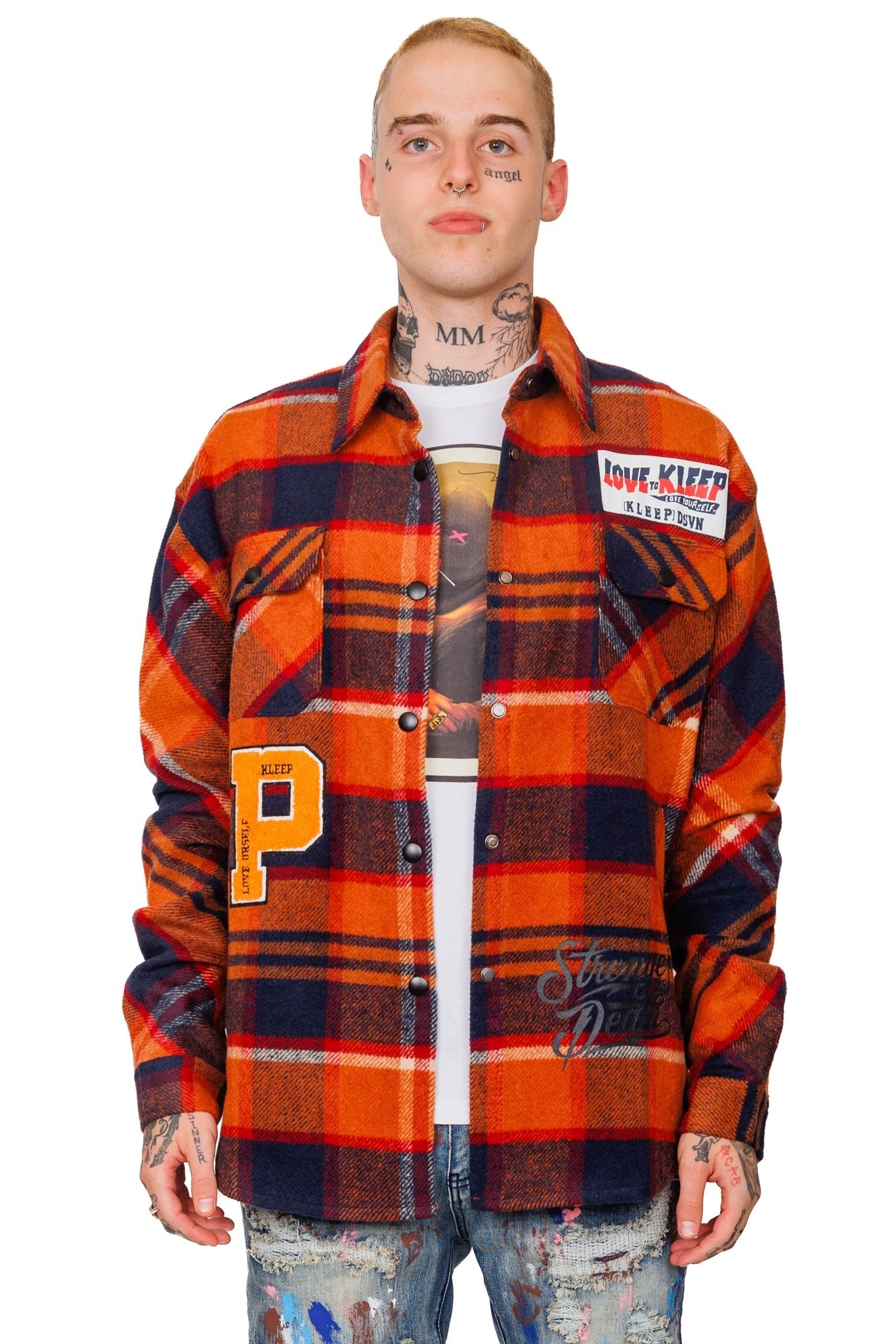 WATCHET Men's premium heavy flannel jacket type shirt - Love to KleepMen's Heavy Flannel Oversize Outer ShirtKLEEPLove to Kleep