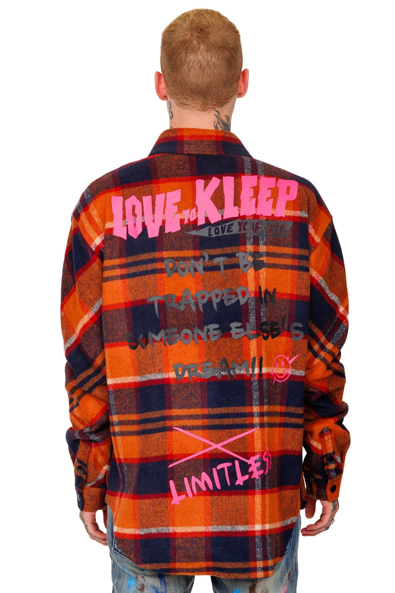 WATCHET Men's premium heavy flannel jacket type shirt - Love to KleepMen's Heavy Flannel Oversize Outer ShirtKLEEPLove to Kleep