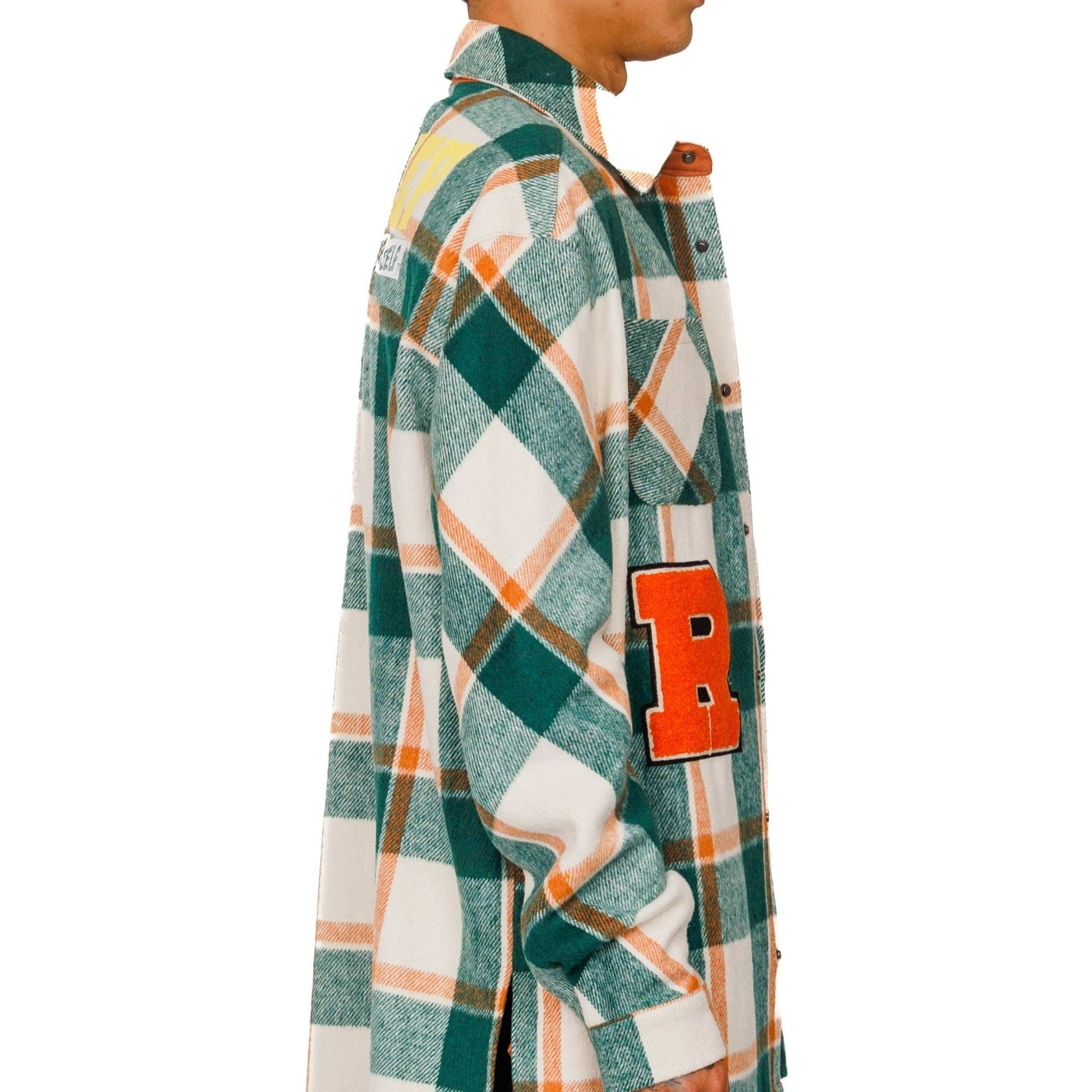 ZAFFRE Men's premium heavy flannel elongated oversize shirt - Love to KleepMen's Heavy Flannel Oversize Outer ShirtKLEEPLove to Kleep