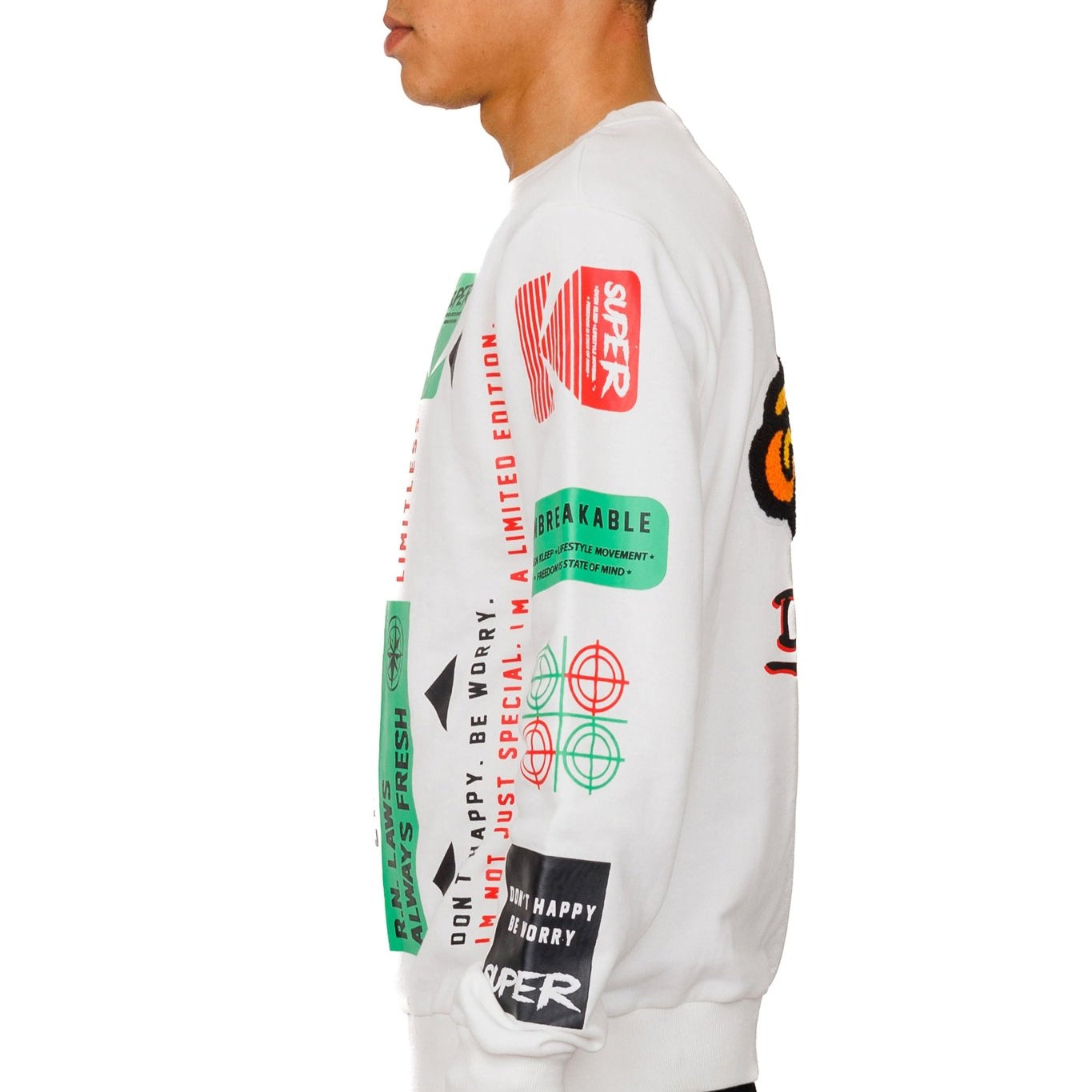 CLANCY Men's premium french terry crewneck - Love to KleepMen's SweatshirtKLEEPLove to Kleep