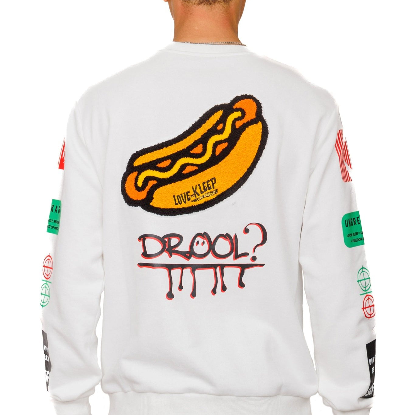 CLANCY Men's premium french terry crewneck - Love to KleepMen's SweatshirtKLEEPLove to Kleep