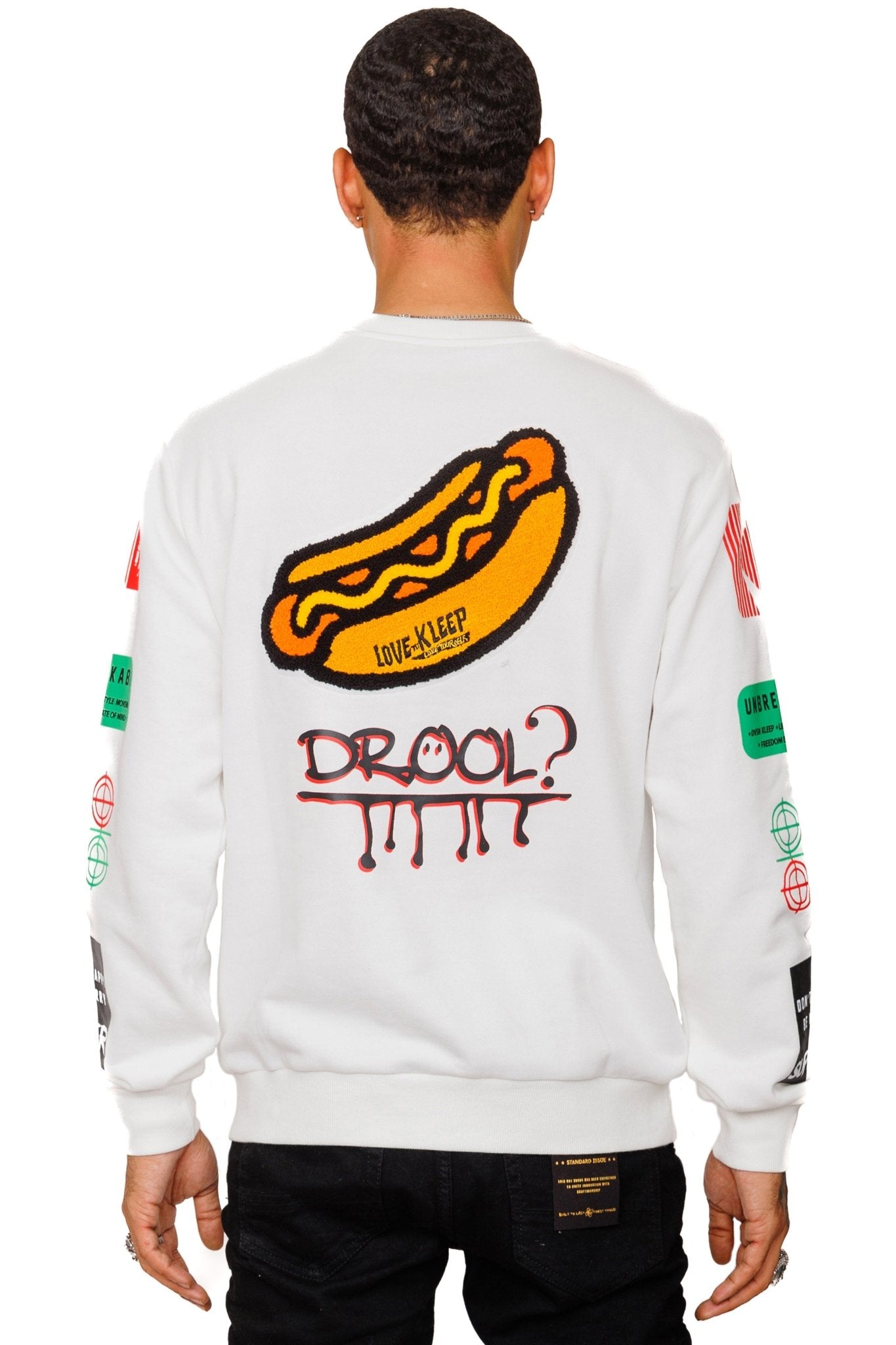 CLANCY Men's premium french terry crewneck - Love to KleepMen's SweatshirtKLEEPLove to Kleep