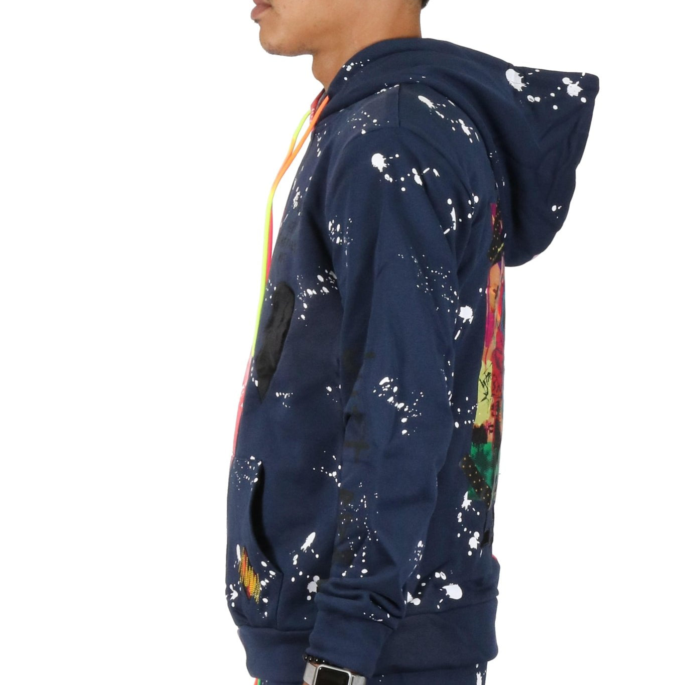 Garnet Tie die Pullover Hoodie - Love to KleepMen's SweatshirtKLEEPLove to Kleep