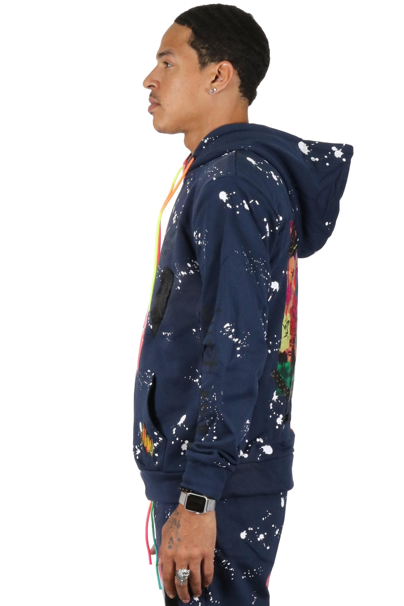 Garnet Tie die Pullover Hoodie - Love to KleepMen's SweatshirtKLEEPLove to Kleep