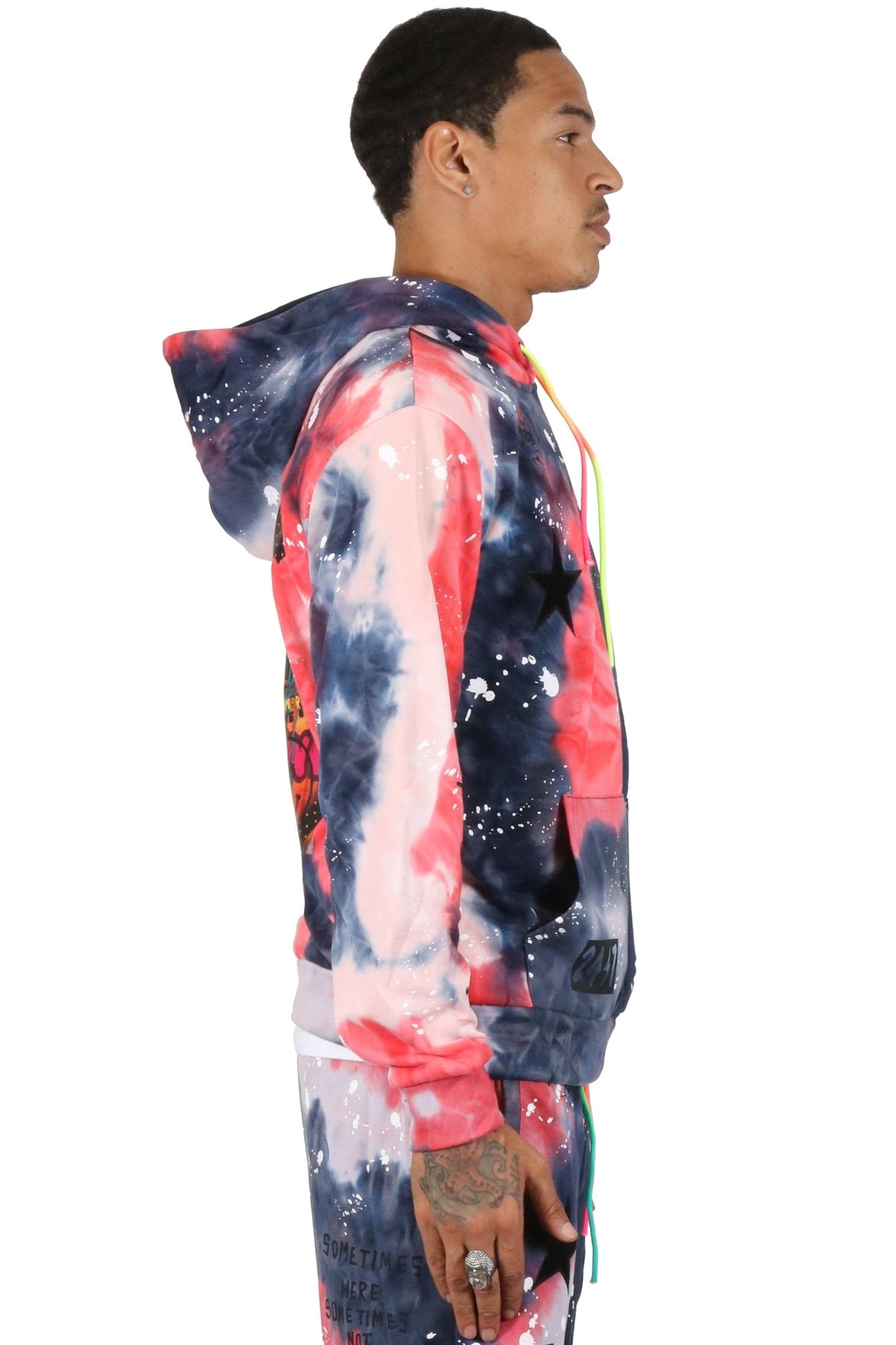 Garnet Tie die Pullover Hoodie - Love to KleepMen's SweatshirtKLEEPLove to Kleep