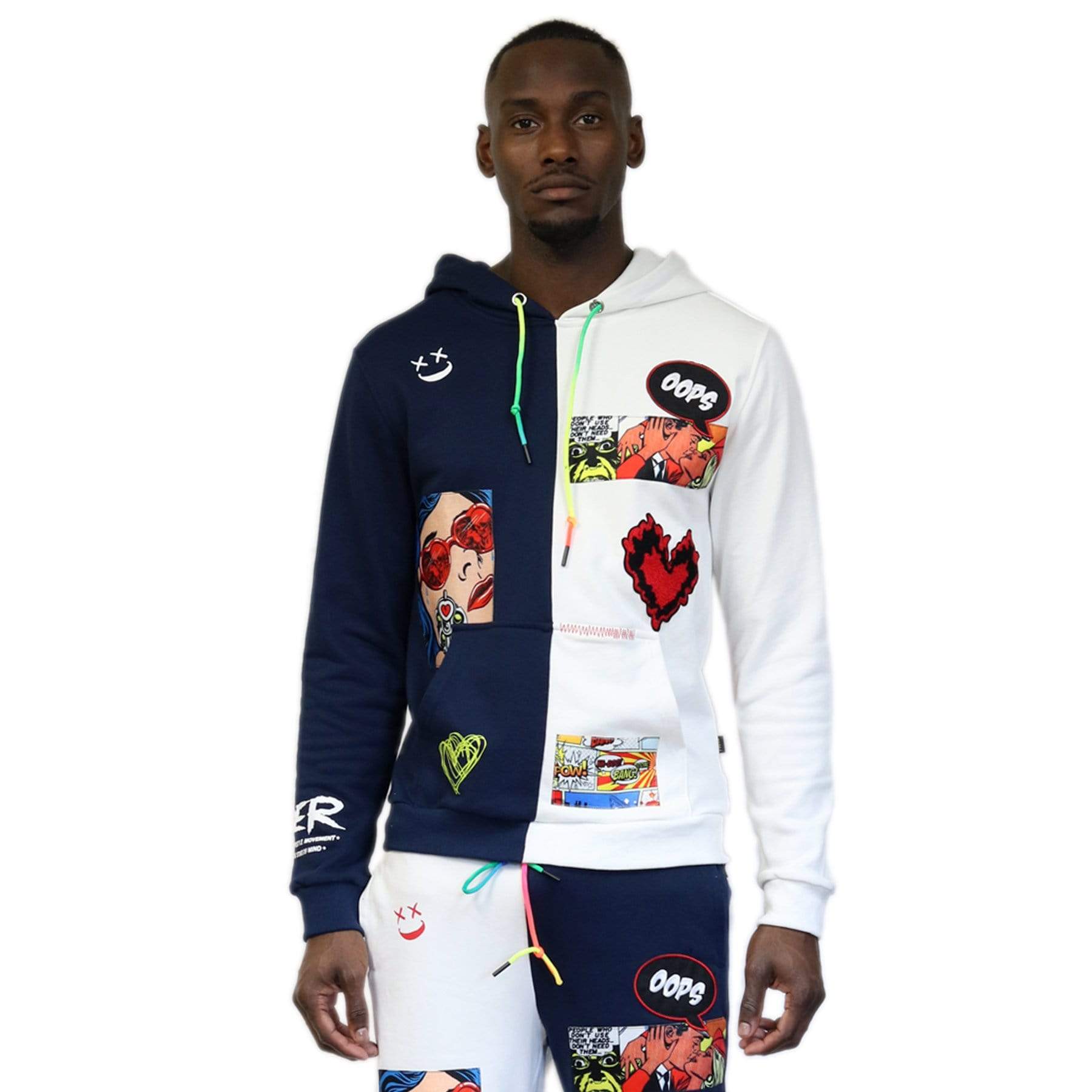 Juno Split Pullover Hoodie - Love to KleepMen's SweatshirtKLEEPLove to Kleep