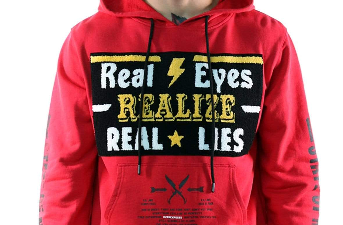 KLEEP Men's Premium French Terry Pullover Hoodie with Chenille Patch&Print - Love to KleepMen's SweatshirtKLEEPLove to Kleep